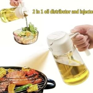 Kitchen Oil Spray and Pouring Bottle