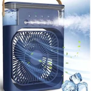 Effortless Cooling: USB Water-Cooled 5-in-1 Fan & Humidifier - Beat the Heat Anywhere