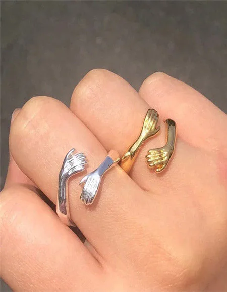 EternalBond Couple Opening Adjustable Ring: Symbolize Your Connection with Adjustable Elegance