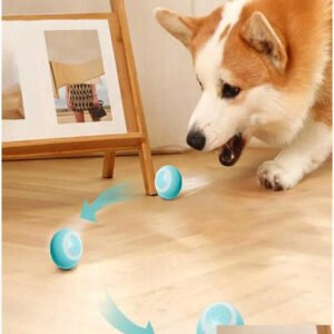 Interactive Electric Dog Toy: Smart Rolling Ball for Indoor Puppy Play