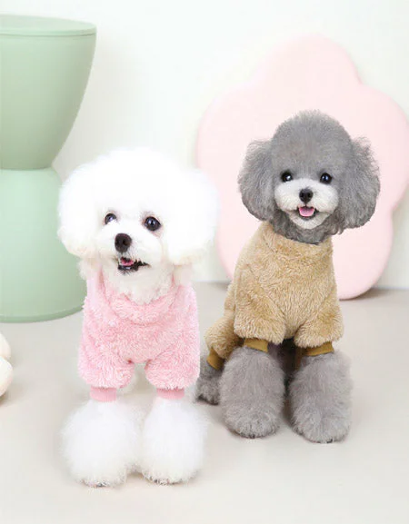 New 22 Three-Color Fleece Pet Clothes: Stylish and Warm for Dogs and Cats.