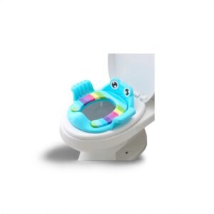 Children's Toilet Seat, Toddler Auxiliary Toilet Training, Cushioned Toilet, Hand-held Thickened And Comfortable Baby Toilet Sea