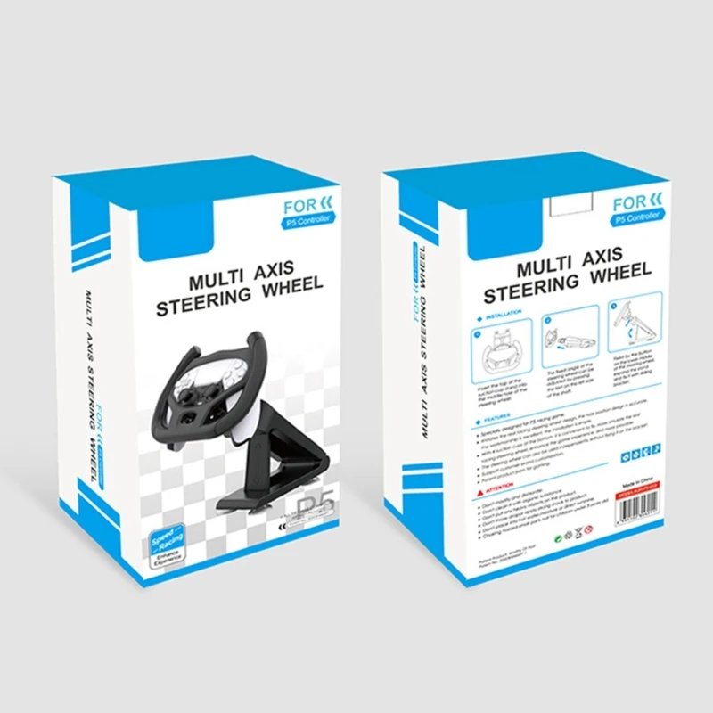 Steering Wheel Races Game Handle Holder Stand For PS5 Controllers Game Ensuring Authentics Experience & Easy Mounting