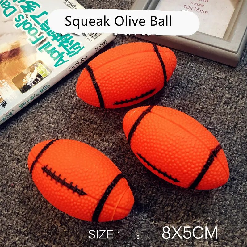 1PC Rubber Squeak Toy for Dog Chew Bone Slipper Squeaky Ball Dog Toys Tooth Grinding Training Pet Toy Supplies accessories