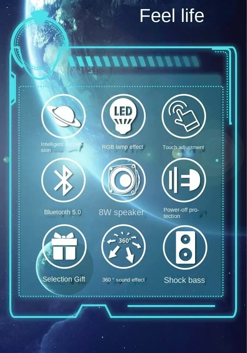 Levitation Planet Bluetooth Decorative Ambiance Light